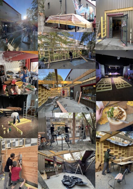 Les travaux au Hangar, Février 2026